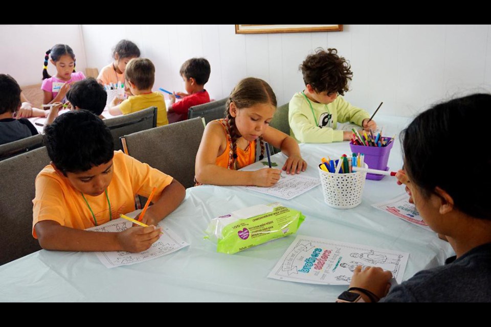 Every day during Vacation Bible School, the students looked forward to a variety of crafts and fun activities while learning different Bible lessons.

