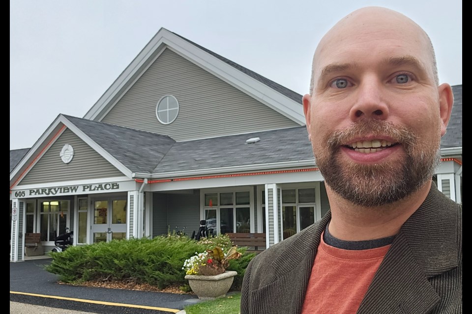 New Democratic Party candidate, Clayton Poole, made some stops throughout the town of Unity including Parkview Place and the Unity Ag Society's annual Fall Fair and Trade show.