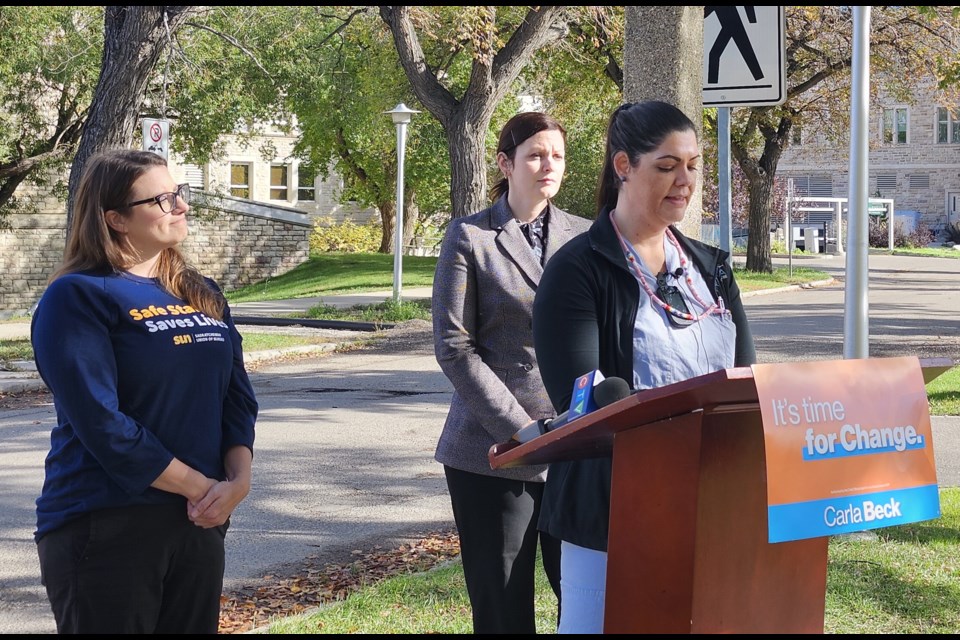 Royal University Hospital emergency room nurse Sara Peters speaks about how healthcare workers like her are overworked.