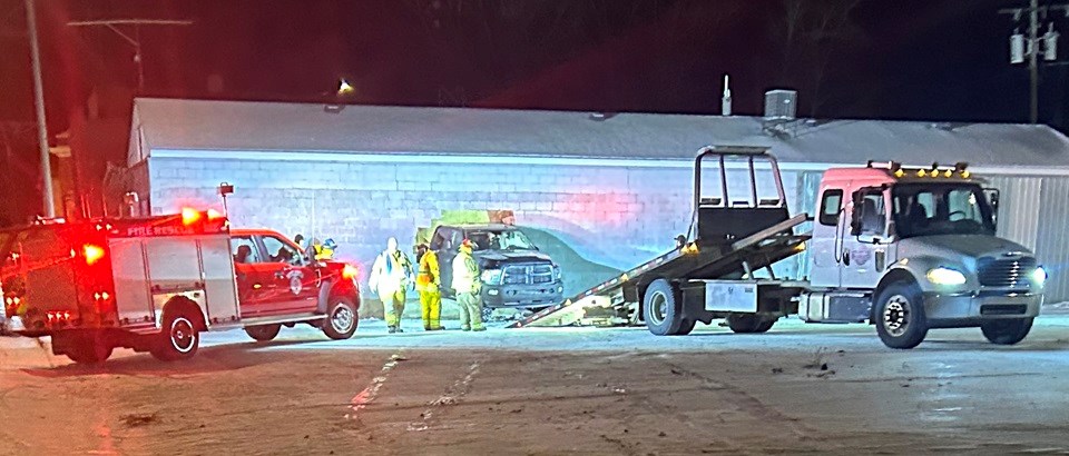 The Wilkie Fire Department was on scene of a vehicle vs. building collision, Nov. 24.