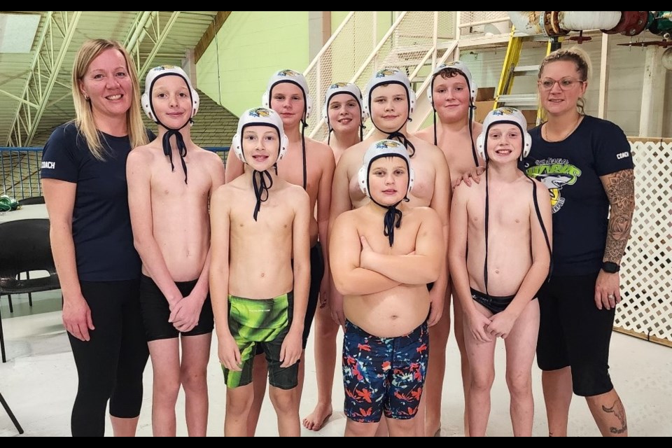 The U13 boys team had a perfect record at the Weyburn tournament. 