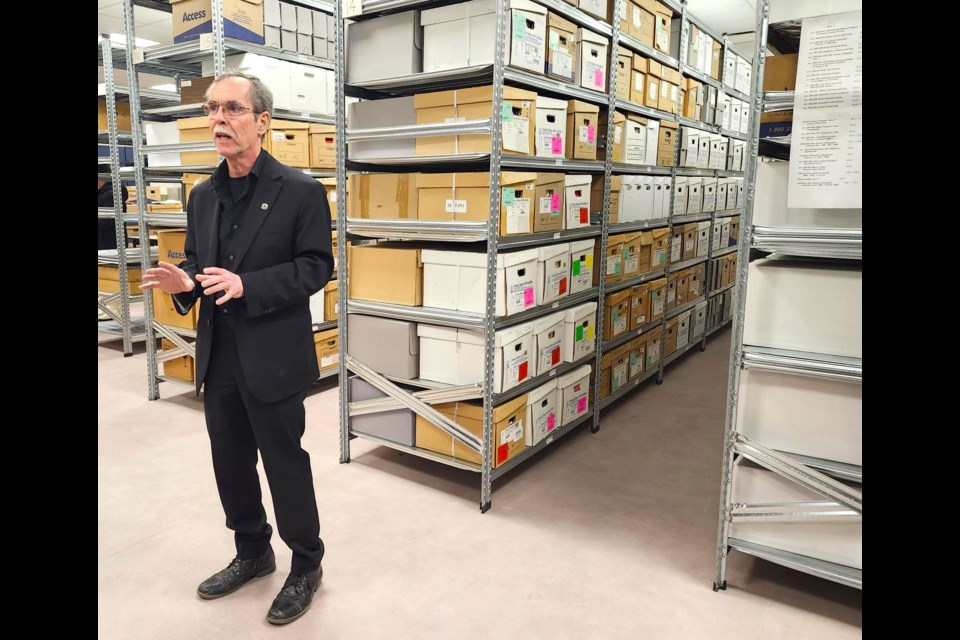 City Archivist Jeff O'Brien explains the work of keeping important documents and other items in Saskatoon's history.