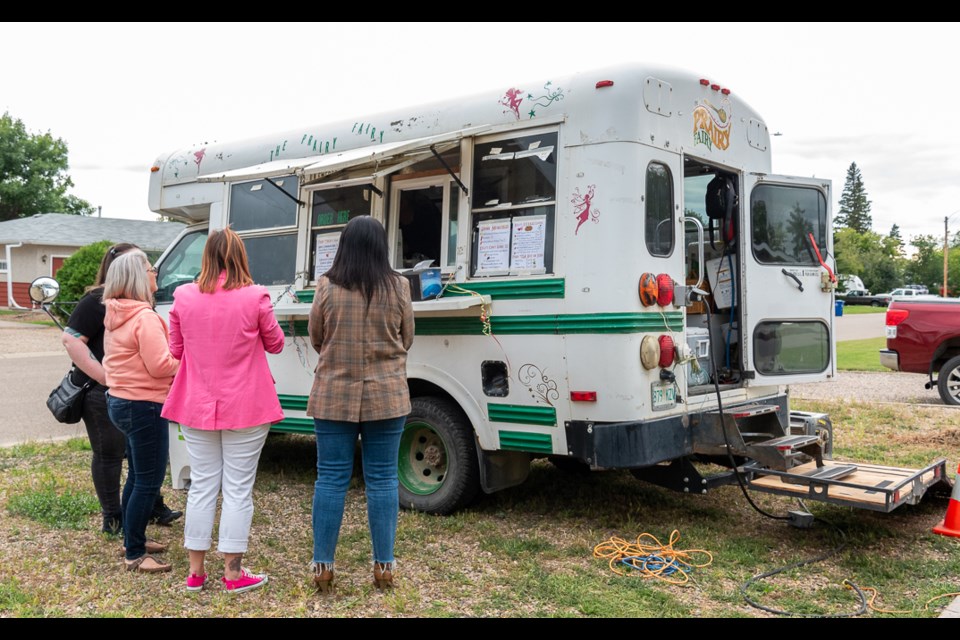 Food was available from Prairie Fairy Food Truck.