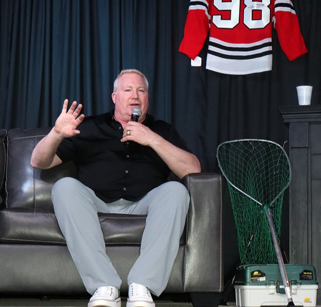 Former NHL enforcer Marty McSorley was a big draw at the Goal Line Gala banquet during Hockey Day in Saskatchewan, and had everyone’s attention as he spoke of growing up on a family farm and his experiences in the NHL.