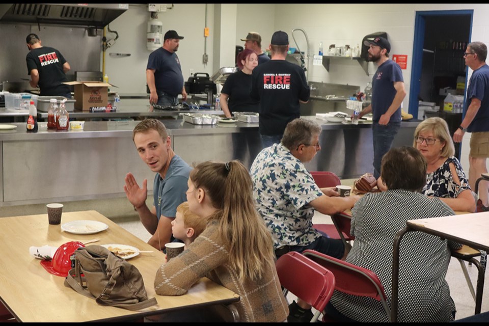 The Canora Curling Rink was hopping early on Aug. 17 with a steady stream of hungry appetites for a breakfast of pancakes and sausage served by the Canora Fire Department.