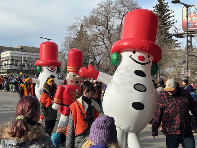 The 33rd annual Santa Claus parade enjoyed clear skies and plus temperatures Nov. 17.