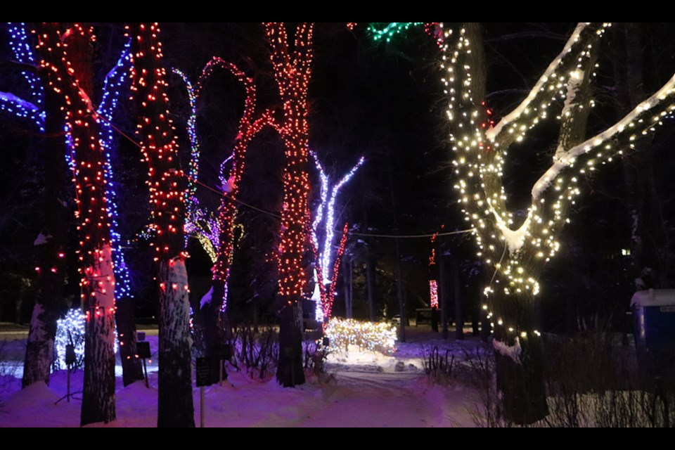 During the Winter Lights Festival and throughout the holiday season, there was a steady flow of visitors enjoying the bright colours of Canora’s festive lighting displays all over town. 