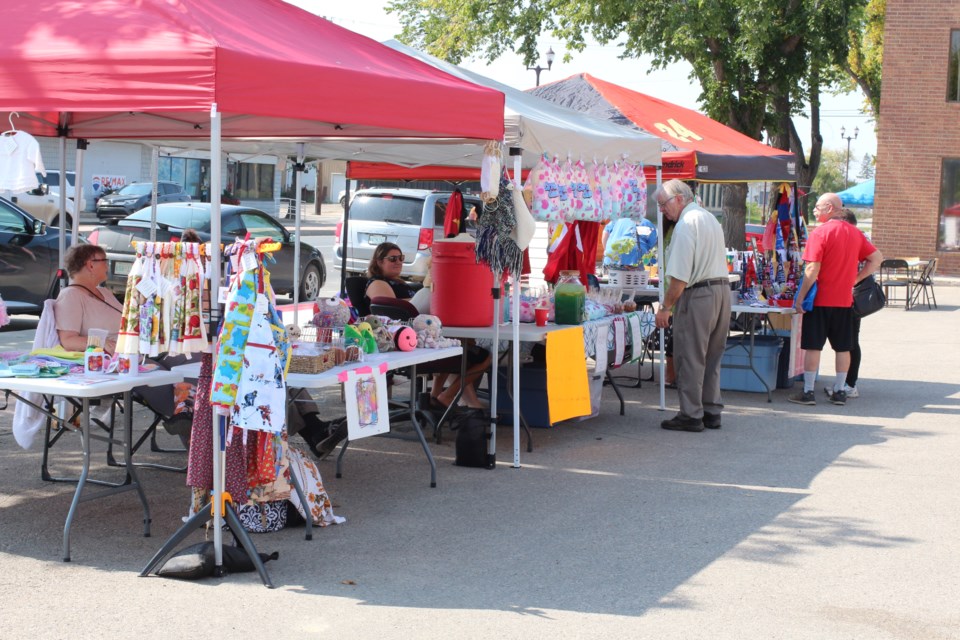 The first annal parking lot party at Condessa Plaza invited guests to peruse local vendors as well as enjoy music and food.