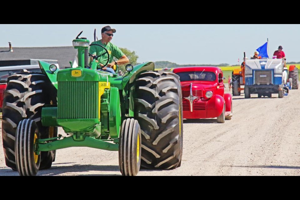 Vintage tractors and classic cars were part of the Creelman parade in 2022, and will be again on Saturday, July 15.