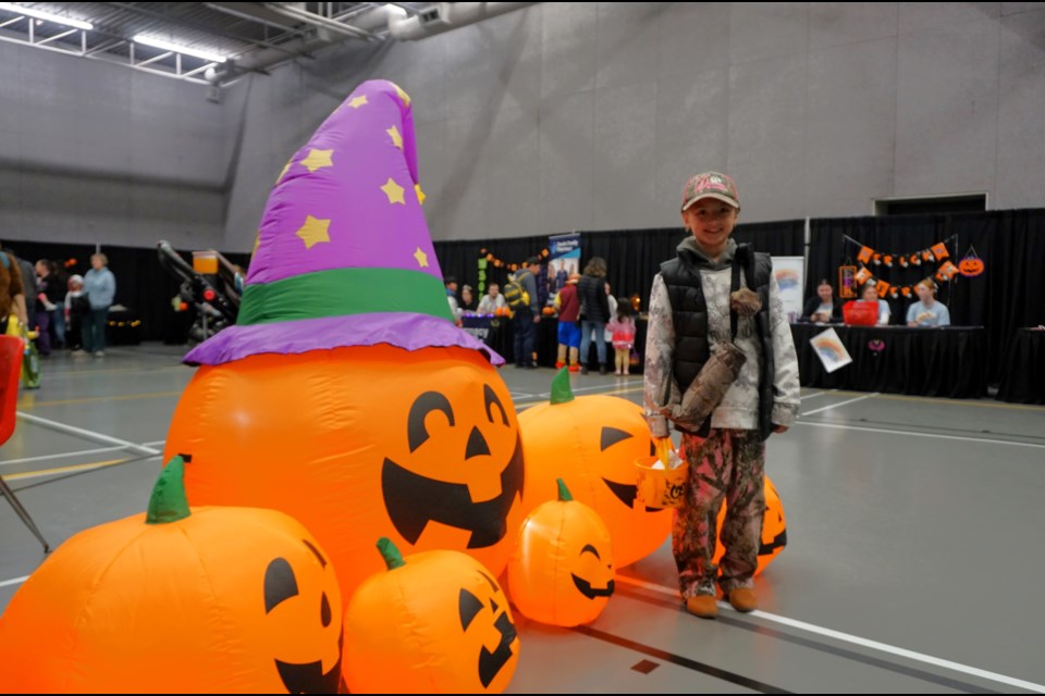 Aniela Stendall and her family made a stop by the Spooktacular Treats for All at the leisure centre on Saturday.