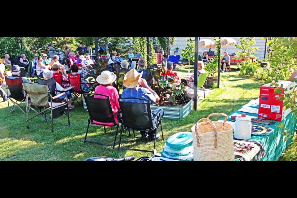 Fillmore area residents relaxed on a warm afternoon for the first-ever Festival in the Park on Thursday at Lanny B Park.