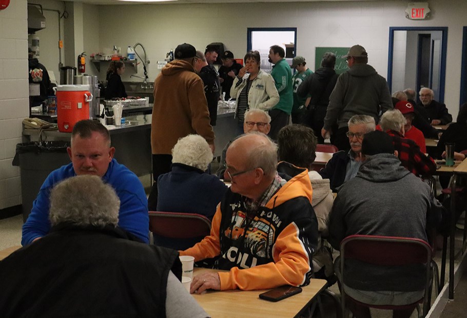 Firefighters were kept busy at the Canora Curling Rink on Oct. 12 as a steady flow of hungry visitors showed their support for the Canora & District Firefighters Pancake Breakfast, part of Fire Prevention Week.