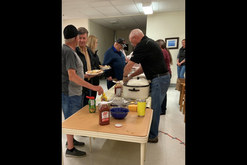 Board members, management and staff manned the June 16 fundraising barbecue held at Bethany in Wilkie.