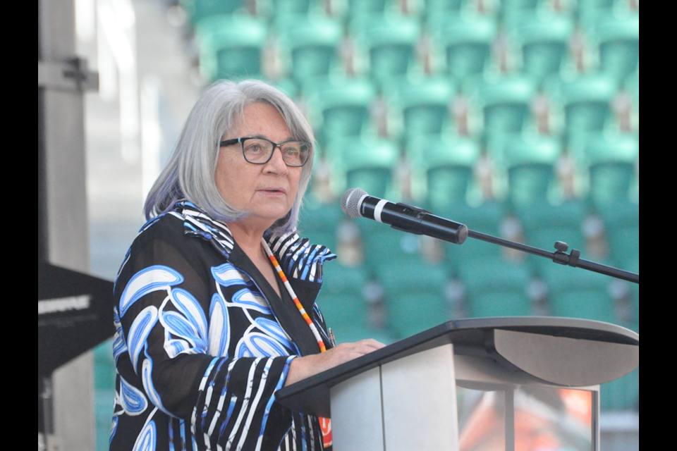 Governor General Mary Simon speaks on Miyo-wîcîwitowin Day.