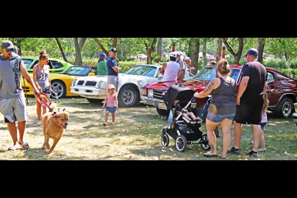 A show-and-shine was held as part of Nickle Lake Day on Saturday, with a variety of classic and vintage cars and trucks on display.