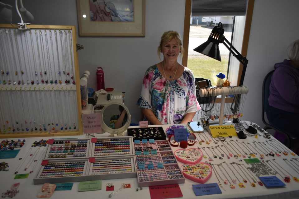 Joanne Craig brought jewellery of all kinds to the Sept. 22 trade fair.