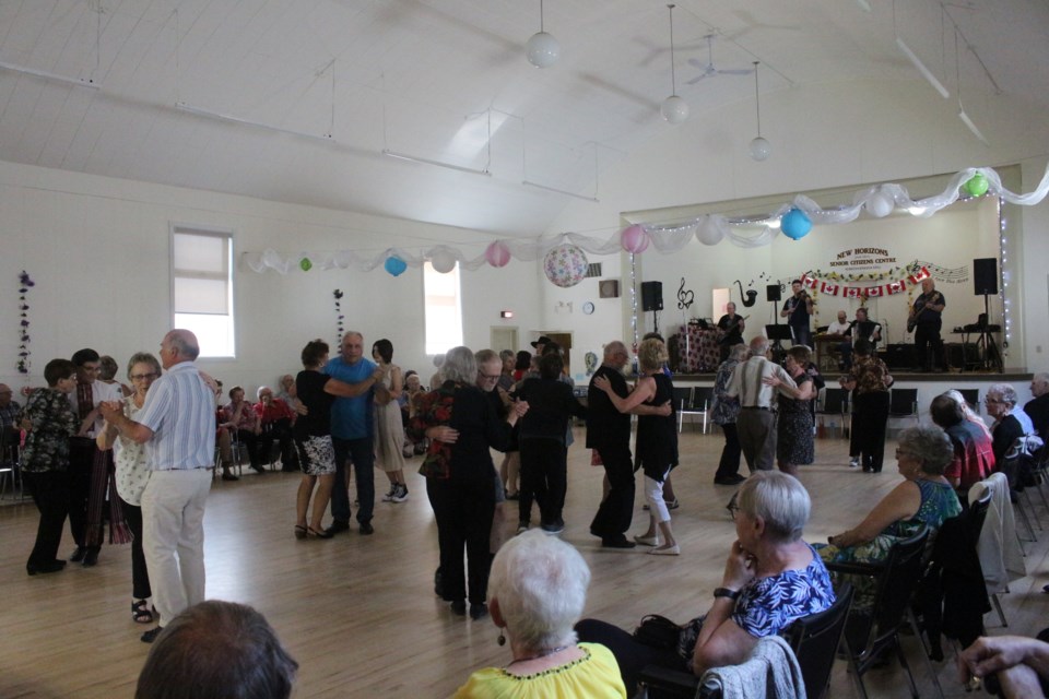 Folks of all ages were in attendance for the New Horizons Seniors of Yorkton Sunday Afternoon Dance held June 30 at the New Horizons Senior Citizens Centre.  The event featured music from Zenon Horobec, Lorne Derkatch and special guests, the Polka Pals. 