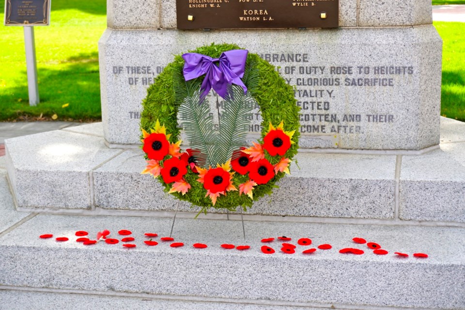 Queen Elizabeth ceremony at Estevan cenotaph 91