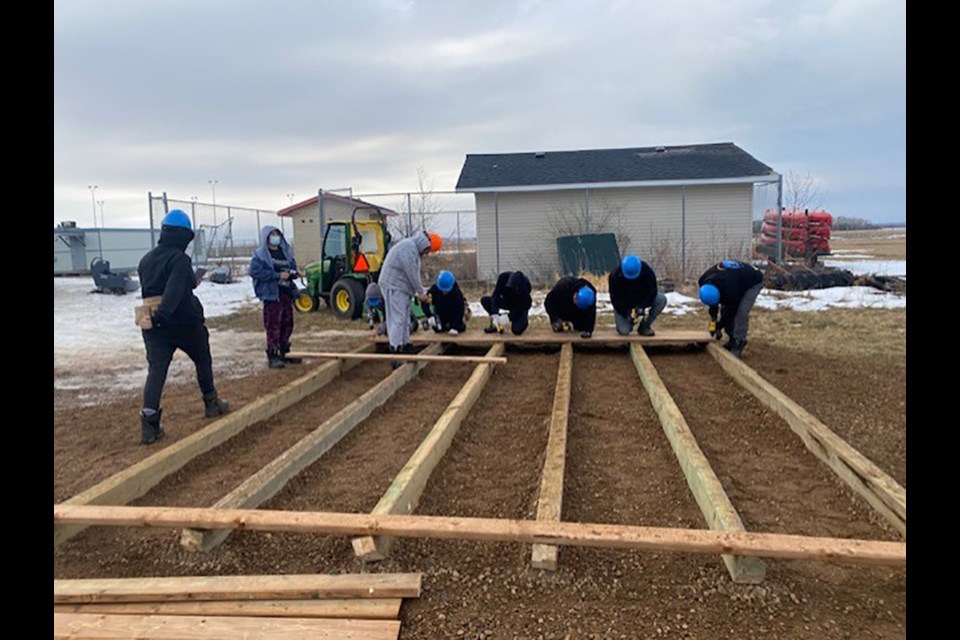 Steven Merriam of Canora developed and instructed the Suncrest College sustainable construction course taught at Keeseekoose First Nation.