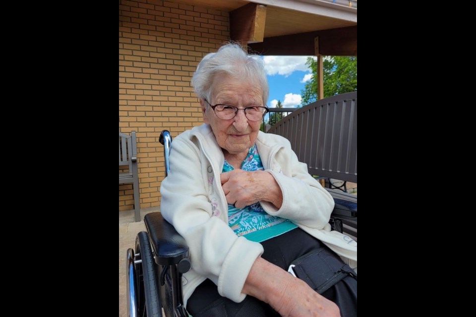 Pauline Schinborn, who lived in Canora for 36 years, reached the milestone of her 102nd birthday on June 20. A resident of the Kamsack and District Nursing home since 2022, Schinborn was the guest of honour at her birthday party held on June 22 at Rainbow Hall in Canora with approximately 35 family and friends in attendance.