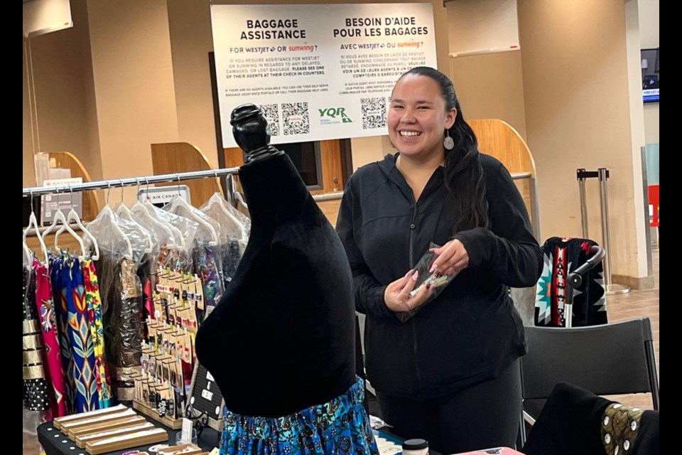 Shaena Montgrand is an artisan who began exploring her cultural roots with her mom during her mother’s battle with cancer. This was the second year Montgrand participated in the event. 