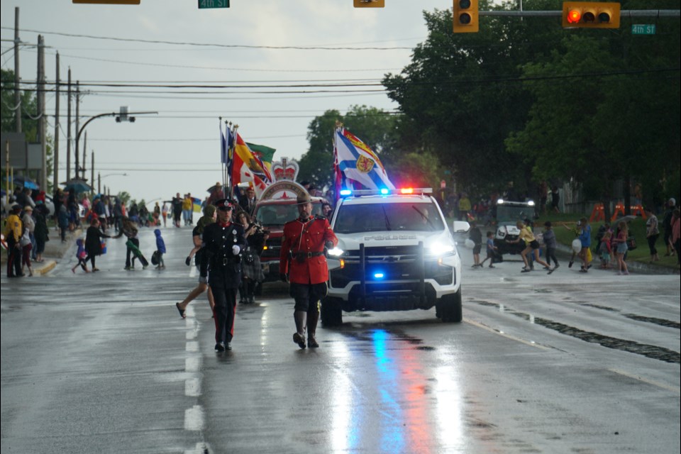 SMILE Services Parade, which included 2024 ECS grads opened the three days of fair and rodeo in Estevan on Friday.                            