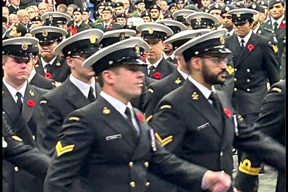 The 2024 Remembrance Day service in Saskatoon was held at the SaskTel Centre.