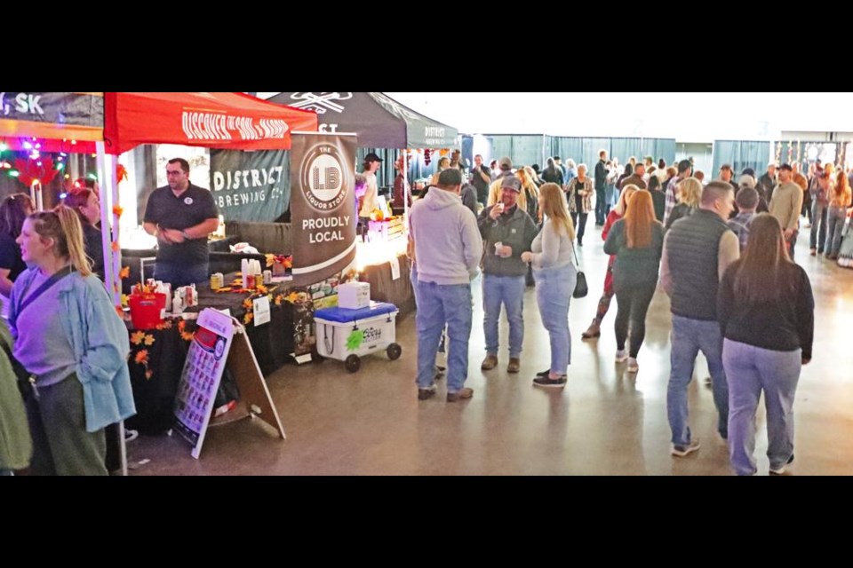 Visitors to the Flavours of Fall could try any of a number of food and beverage samples at Weyburn Exhibition Hall on Saturday evening.