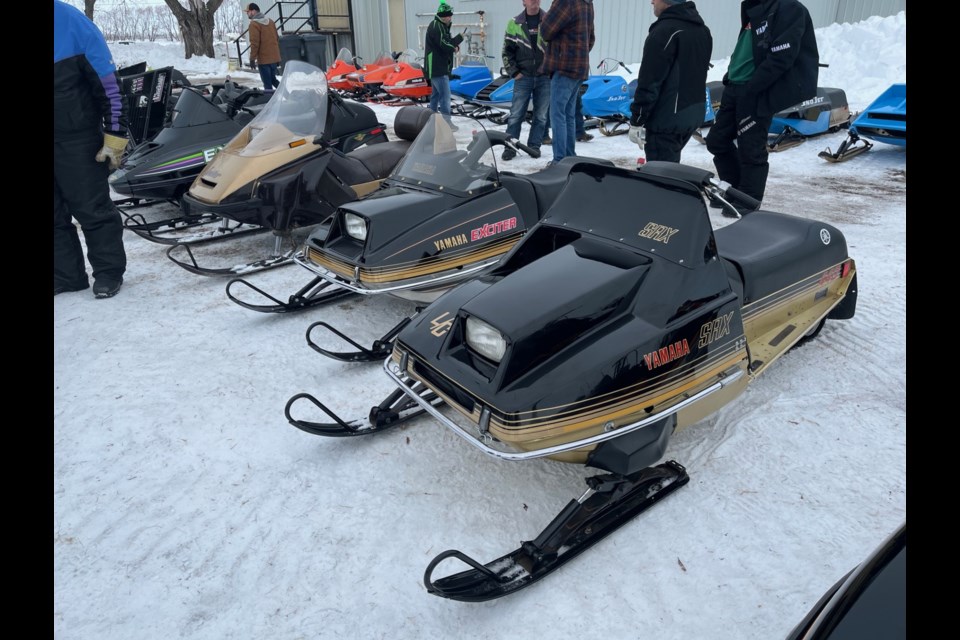 The Rhein Sno Cruzers held their annual vintage derby which kicked off at the Rhein Community Centre Feb. 22. The event began with a morning pancake breakfast and registration, followed by a show and shine and concluded with a 35-mile ride on the groomed trail east of Rhein. Funds raised from the event are destined towards maintaining and building the club's trails. 