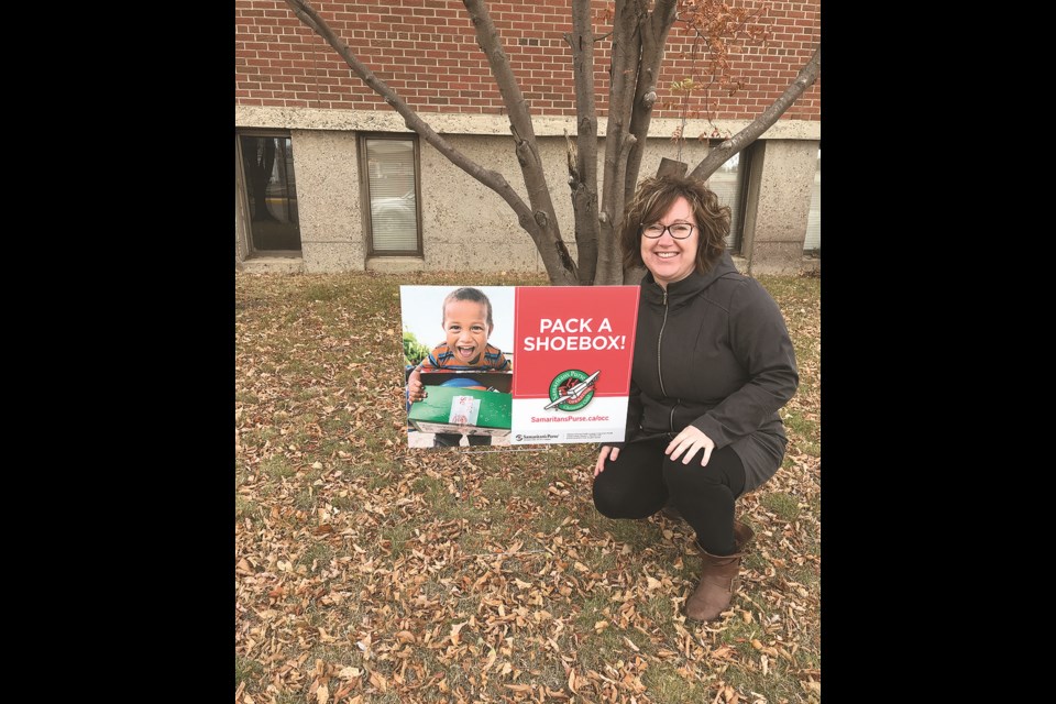 Shauna McGifford during Operation Christmas Child season.