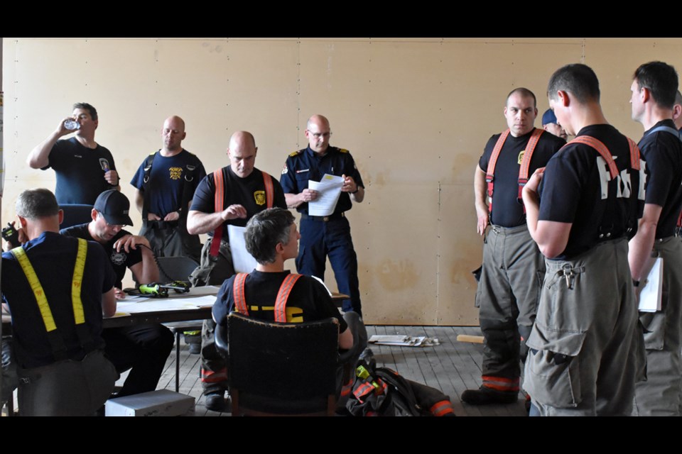 The "command centre' where firefighters must maintain their line of communication.