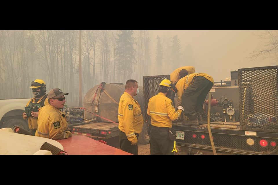 La Loche is evacuating residents due to the threat of wildfire. 
