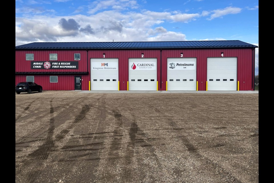 The new fire hall in Midale has made a big difference for the department.