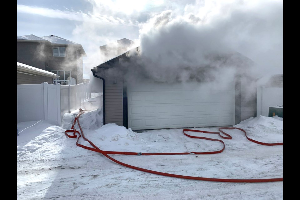 A fire on Feb. 24 on Elgaard Drive is under investigation.