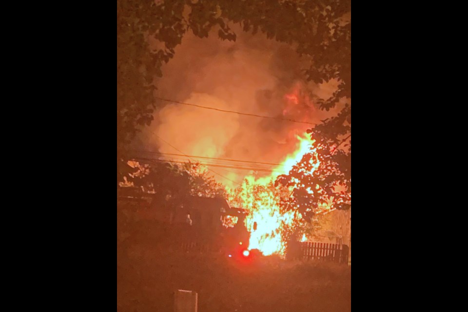 An early-morning fire on and 700 block of Garnet Street caused significant damage. Flames were observed through the roof from the main floor when crews arrived. 
The blaze is under control, no word yet if anyone was inside the home at the time.