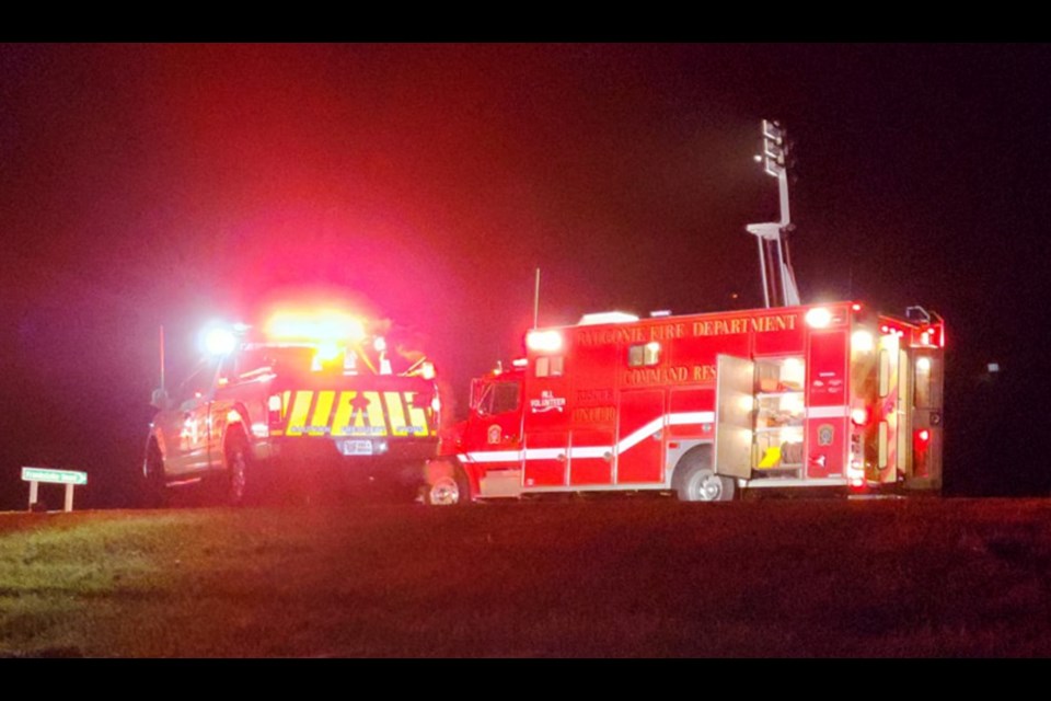 The Balgonie Volunteer Fire Department responded to a serious motor vehicle collision last night on Highway 46.