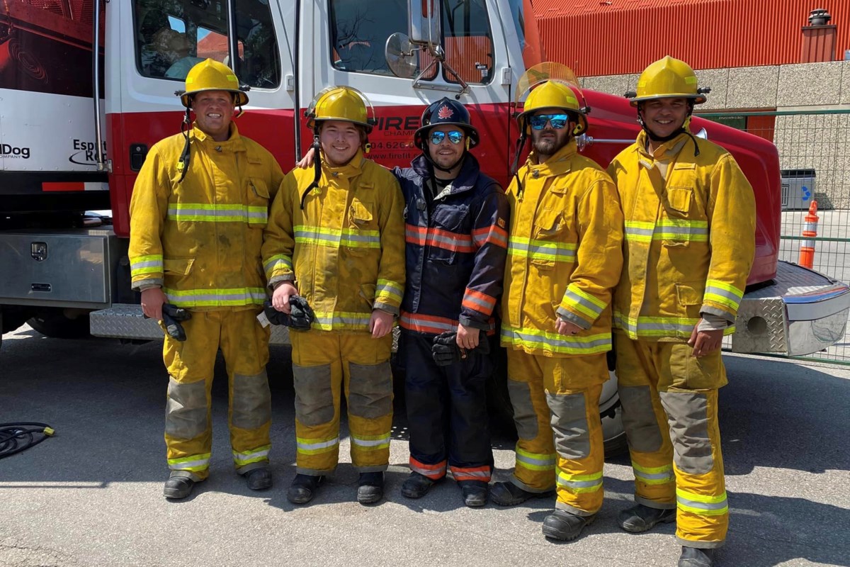 Wilkie firefighters train hard to represent in FireFit 
