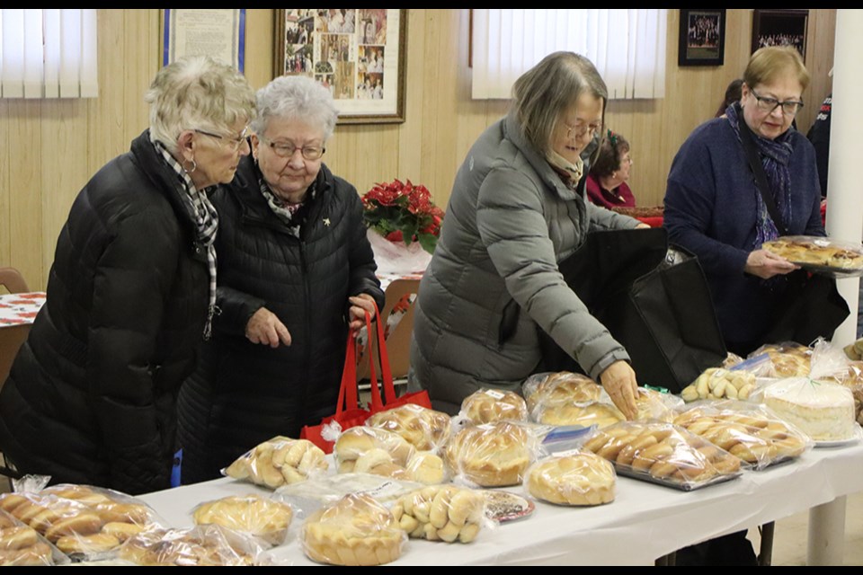 There were homemade treats for pretty much everyone at the UCWL, Canora branch Christmas tea and bake sale which took place at the Ukrainian Catholic Hall on Dec. 7. 