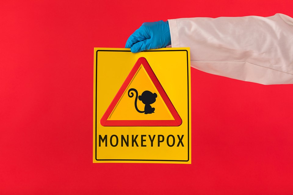 monkeypox alert sign