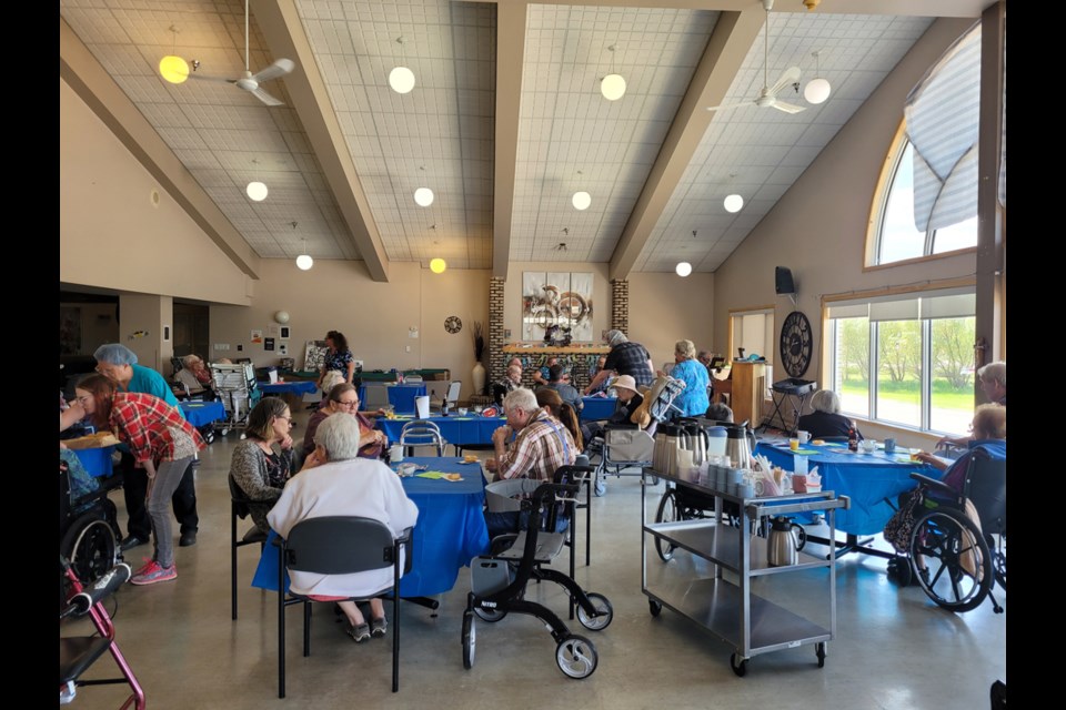 A Father's Day Tea at Moose Mountain Lodge was a popular event. 