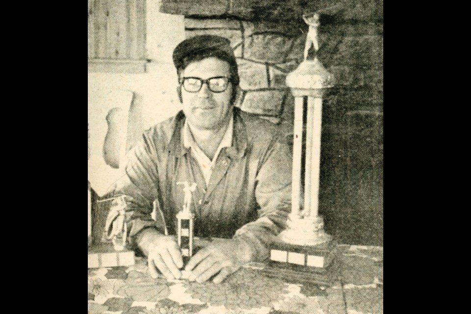 Joe Giller, 1973 Wilkie Golf Tournament Club champion. (Photo Wilkie Press archives)