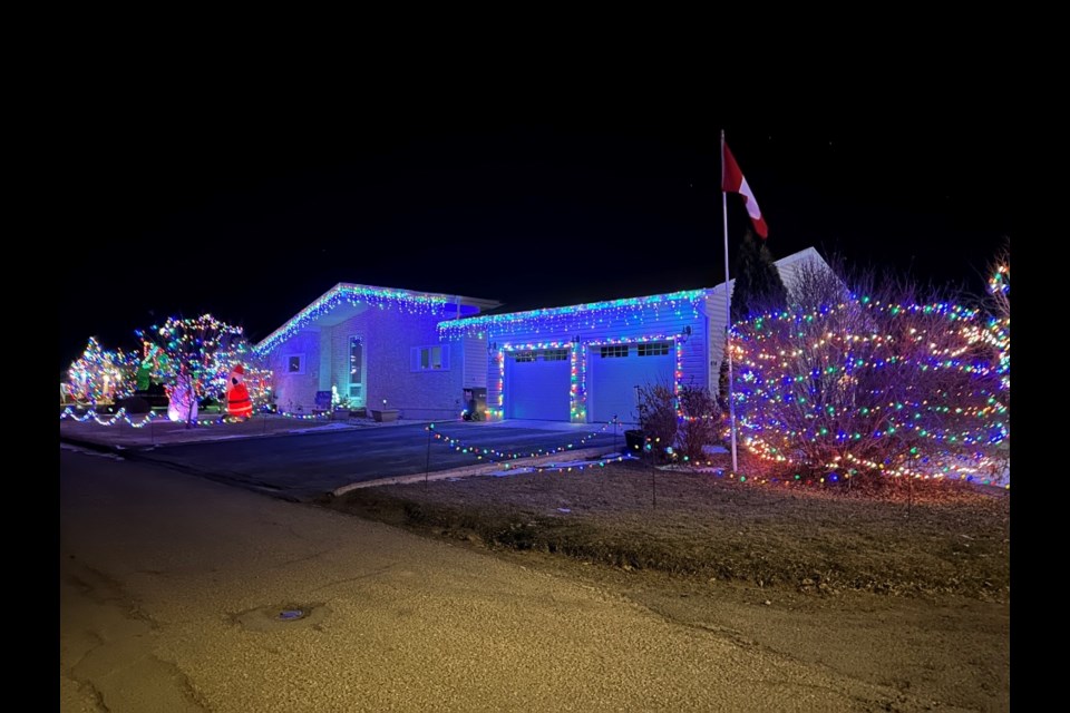 Terry and Laurie Fornwald won for the best overall decorating job. 