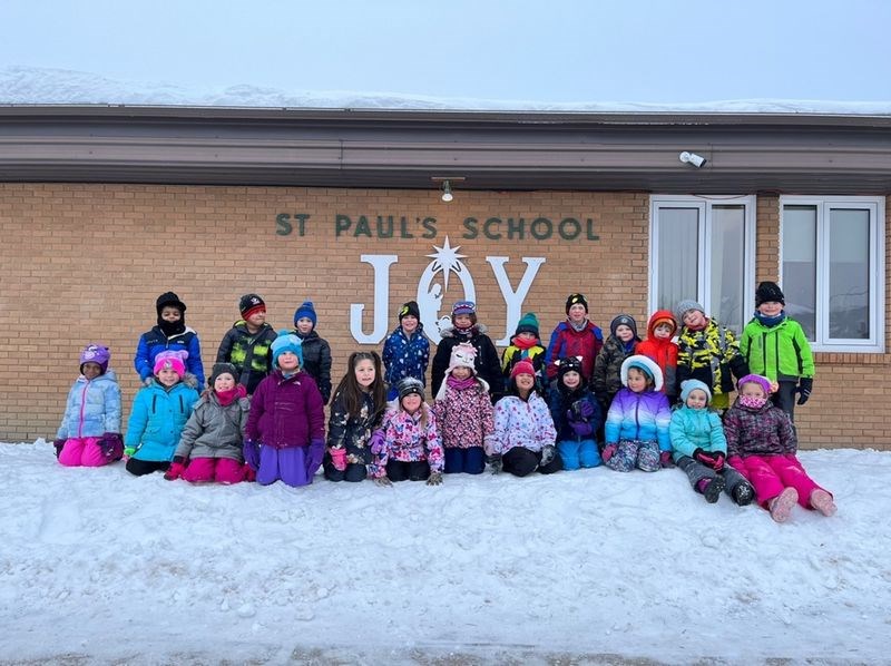 Students in Sherrie Malinowski’s kindergarten class at St. Paul's Elementary School in Yorkton were inspired to create a number of custom-made Christmas cards to spread cheer to seniors in and around the community. 