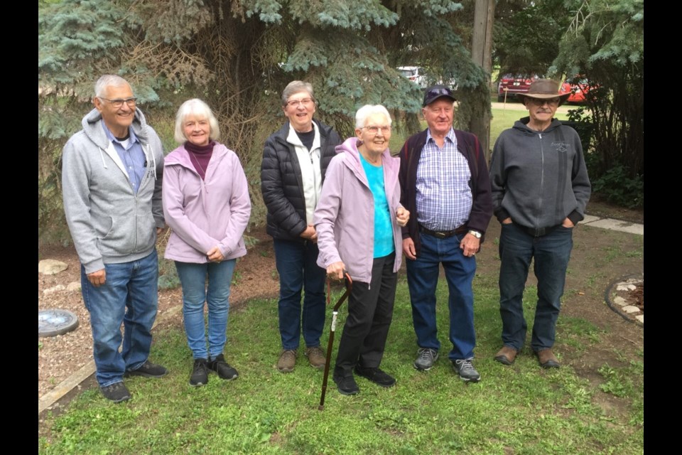 Borden Friendship members celebrating July birthdays are Ron Bezugly, Ann Lennon, Jean Brooke, Laura Loeppky, Gary Palmer and Glenn Skarra. 