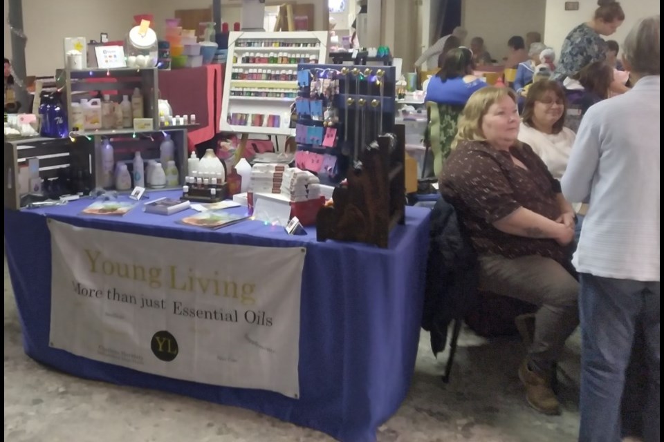 A total of 16 exhibitors offering “something for everyone” assembled in the Kamsack United Church’s lower hall for the UCW’s annual Holiday Shopping Party on Dec. 7.