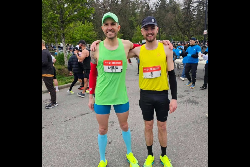 Jaden Bailey is excited to see his friend Andrew Gee from Saskatoon has qualified for the 2025 Boston Marathon.