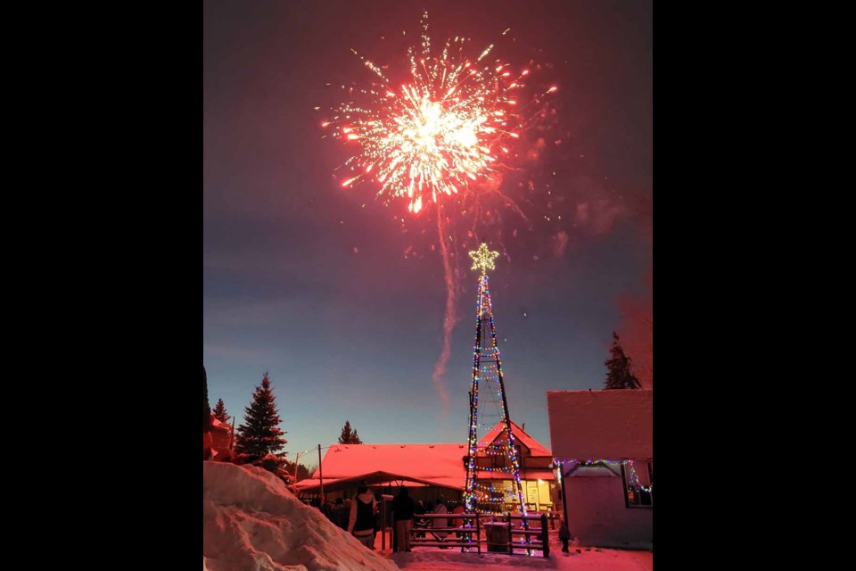 Maidstone Museum’s pioneer village was bustling with activity at Winter Fun Fest on Dec. 14. With darkness, the sky was “alight at night” with a fantastic fireworks display.