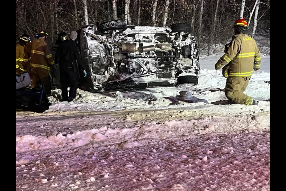 A total of 29 firefighters were dispatched to three vehicle rollovers on Dec. 28, Dec. 31 and Jan. 1.