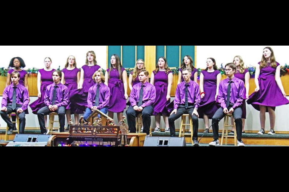 The WCS RISE Choir sang at the Rotary Carol Festival on Sunday evening last year.