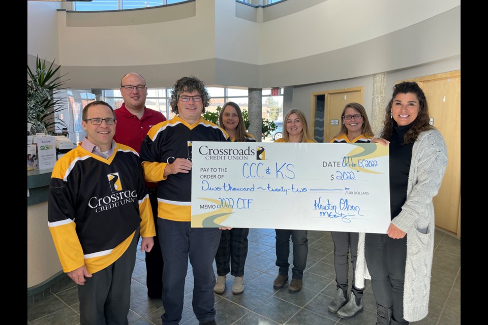 At International Credit Union Day, held at Crossroads Credit Union in Canora on Oct. 20, the Canora Community Childcare Centre received funding from the Community Investment Fund.